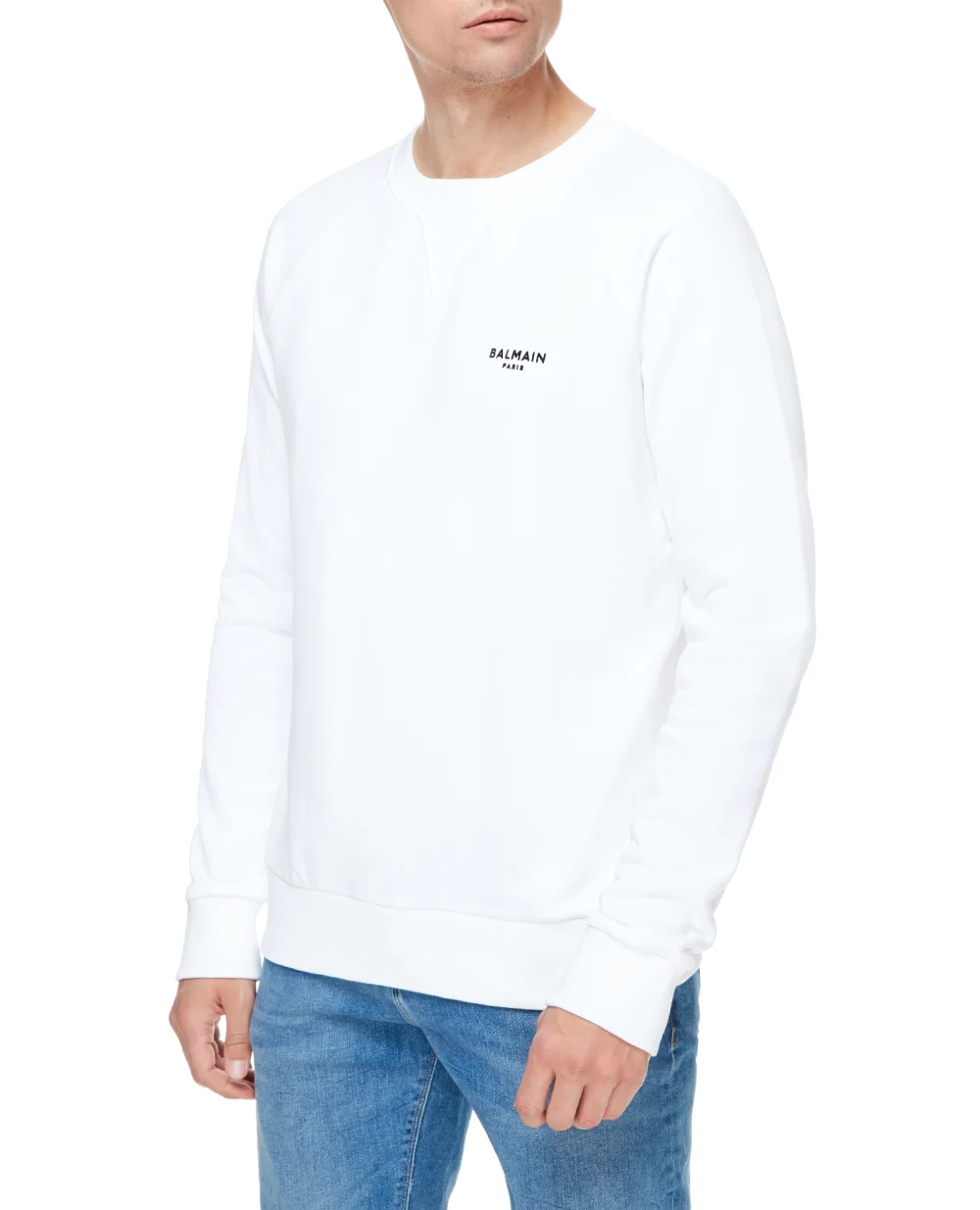 Свитшот Balmain WH1JQ005B071, белый цвет • Купить в интернет-магазине Kameron