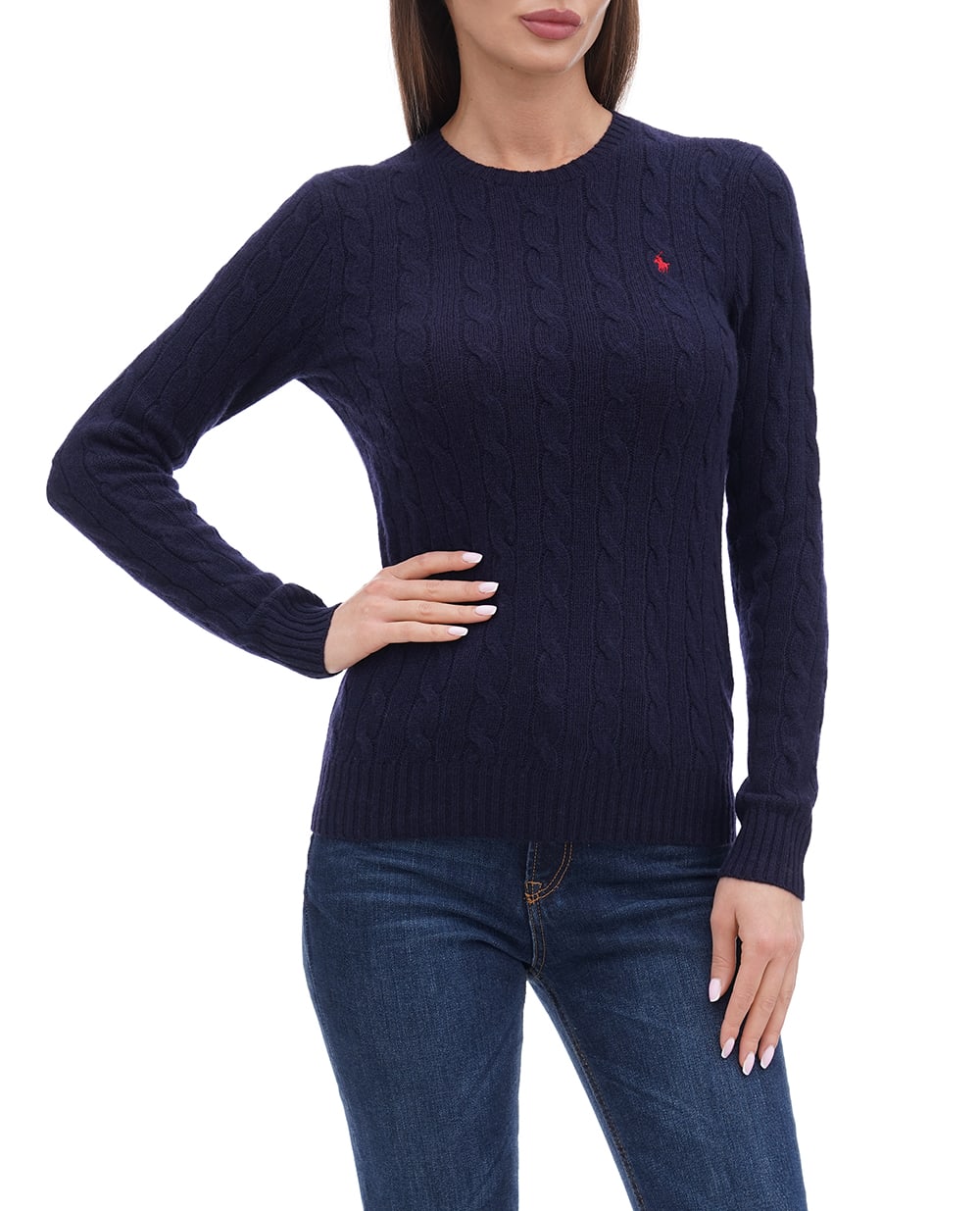 Джемпер Polo Ralph Lauren 211910421003, темно-синий цвет • Купить в интернет-магазине Kameron