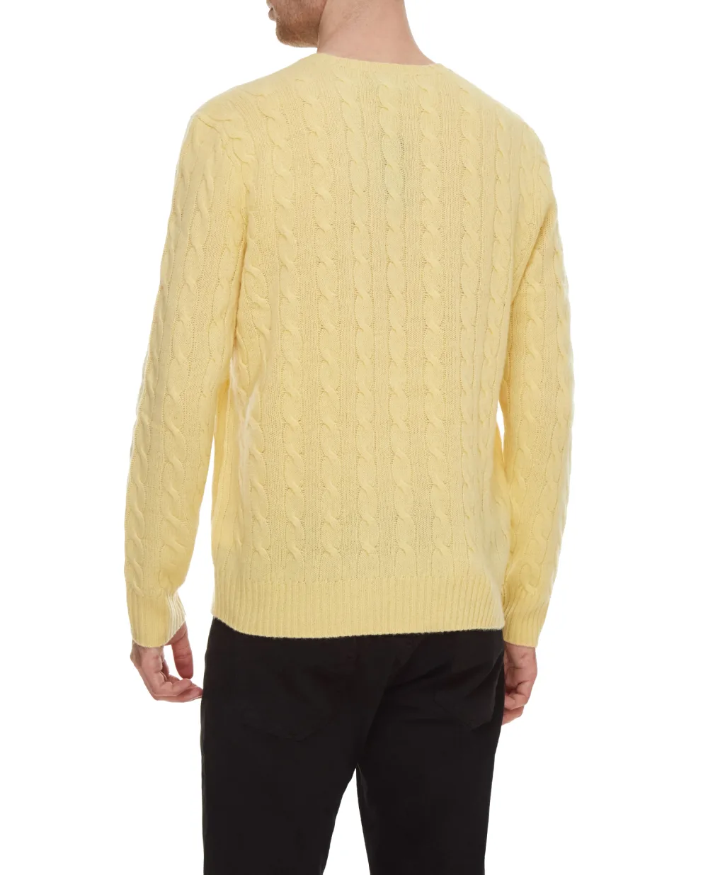 Шерстяной джемпер Polo Ralph Lauren 710719546028, желтый цвет • Купить в интернет-магазине Kameron