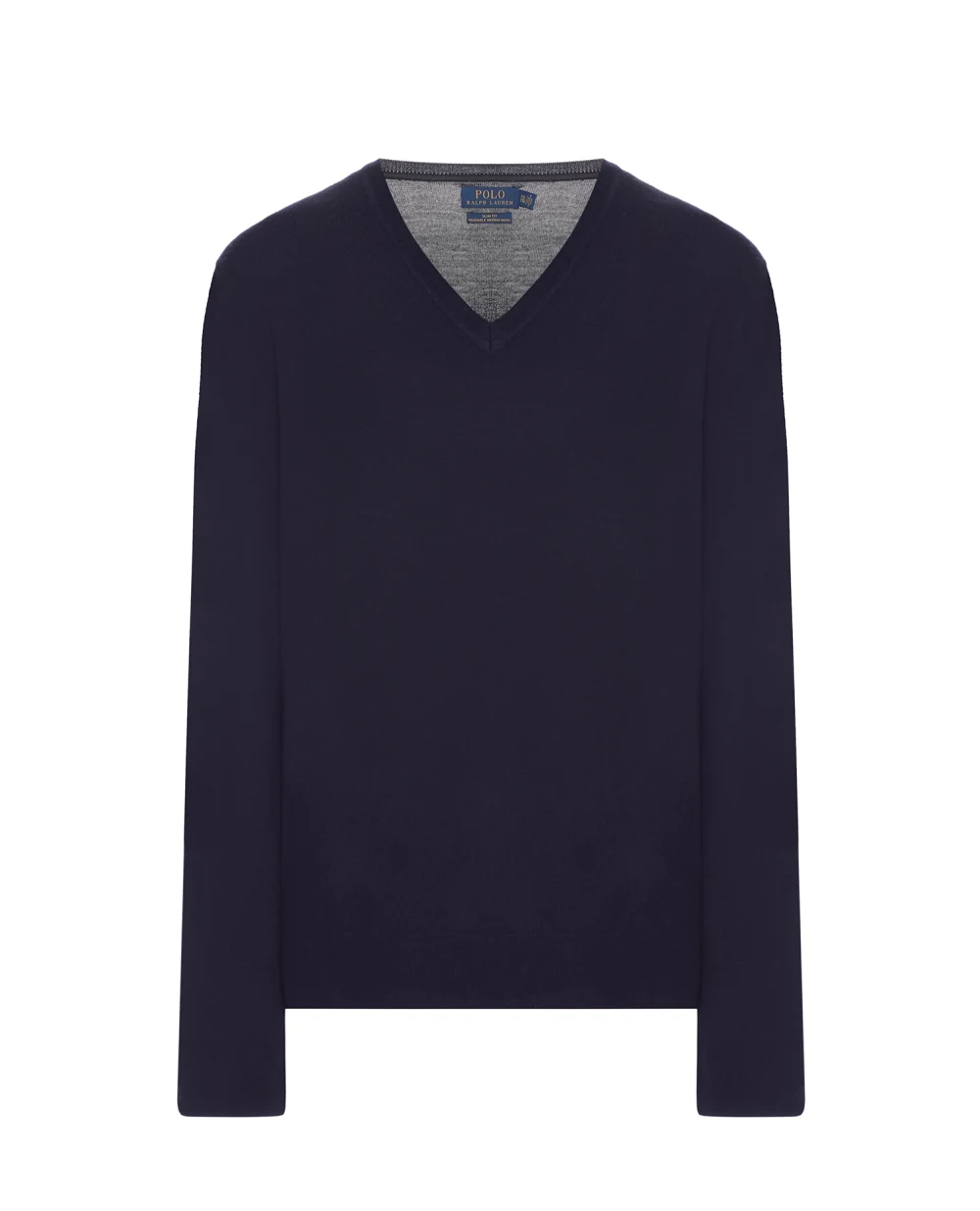 Шерстяной пуловер Polo Ralph Lauren 714347004, синий цвет • Купить в интернет-магазине Kameron