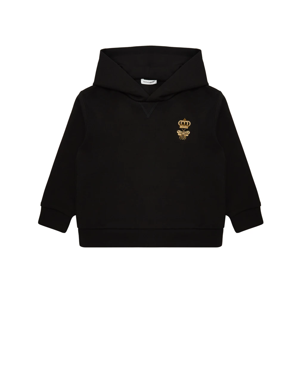 Худи Dolce&Gabbana Kids L4JWAY-G7A5X-S, черный цвет • Купить в интернет-магазине Kameron