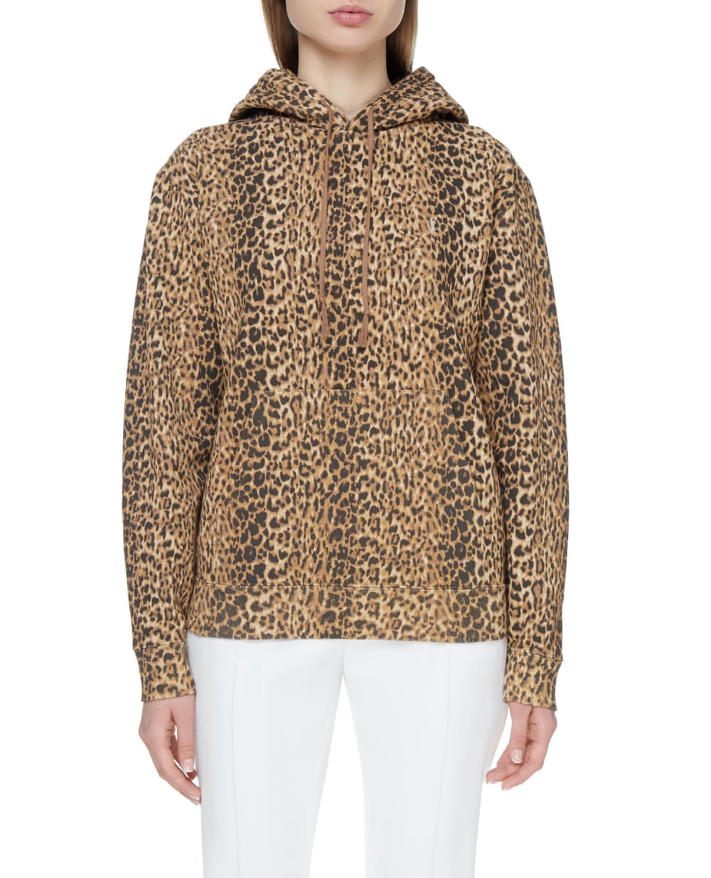 Худи Saint Laurent 629708-YBTX2, коричневый цвет • Купить в интернет-магазине Kameron