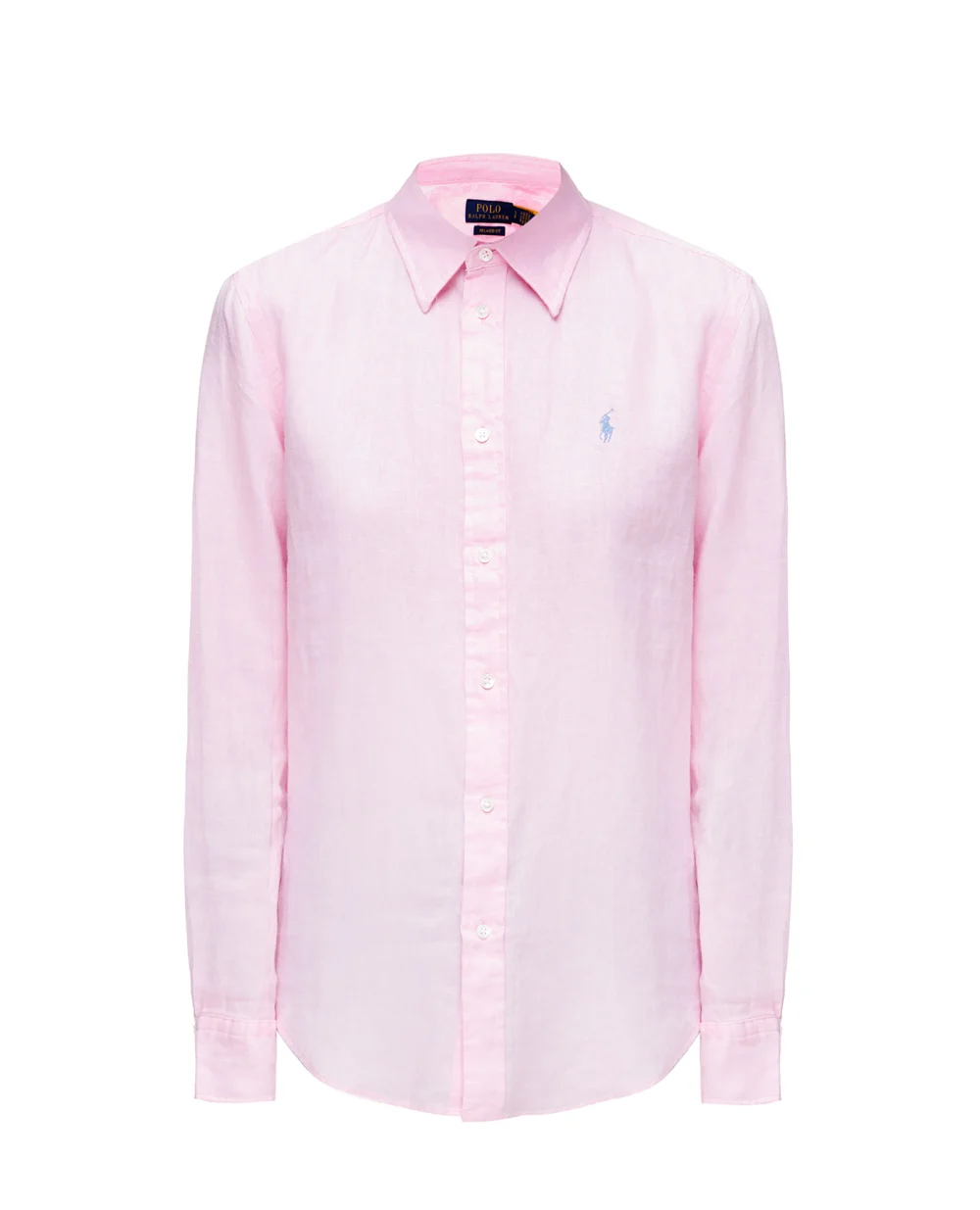 Льняная рубашка Polo Ralph Lauren 211827658013, розовый цвет • Купить в интернет-магазине Kameron