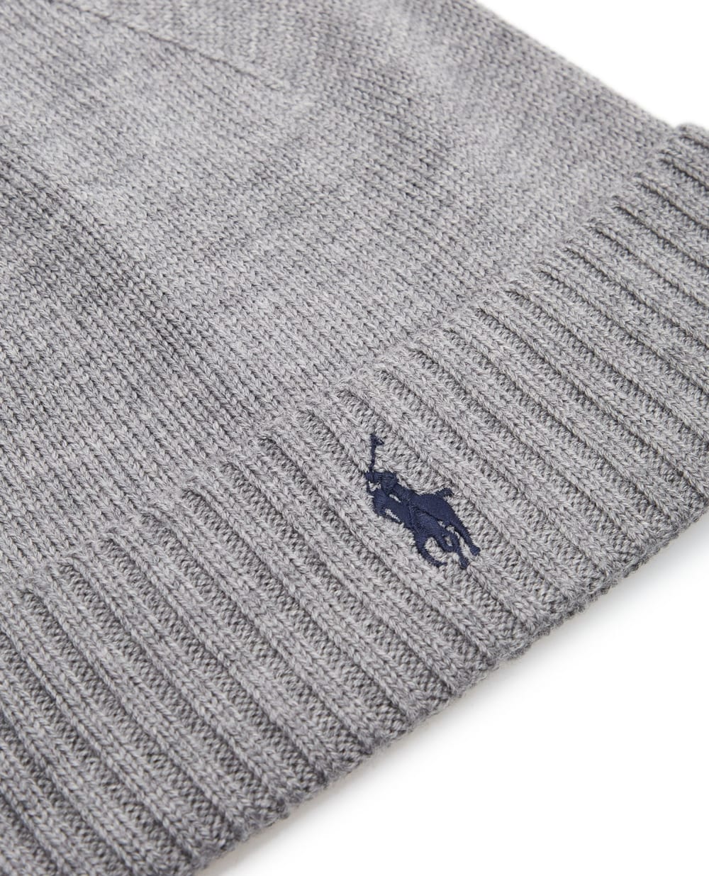 Шерстяная шапка Polo Ralph Lauren 710886137003, серый цвет • Купить в интернет-магазине Kameron