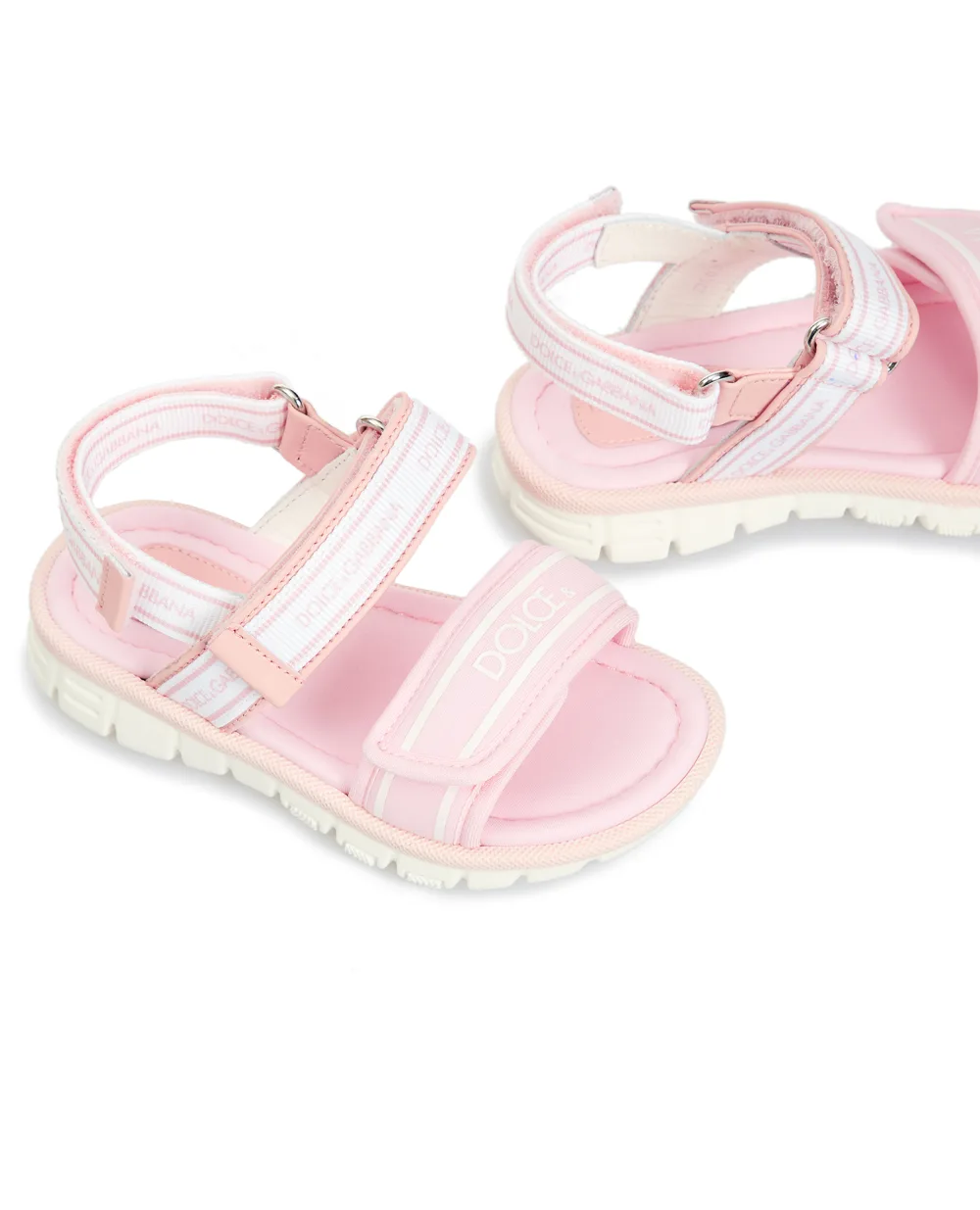 Сандалии Dolce&Gabbana Kids DL0066-AO260, розовый цвет • Купить в интернет-магазине Kameron