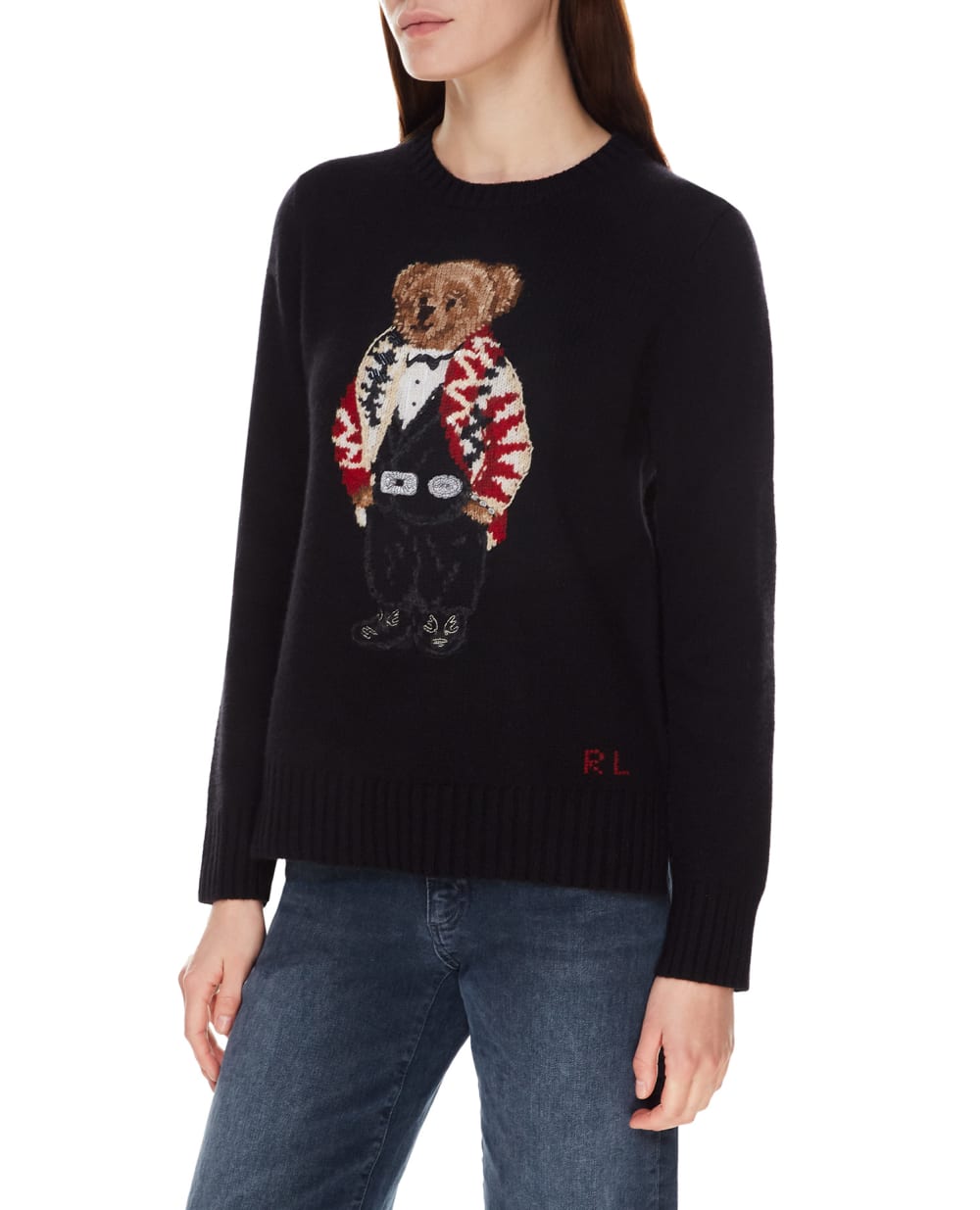 Шерстяной джемпер Polo Ralph Lauren 211847028001, черный цвет • Купить в интернет-магазине Kameron
