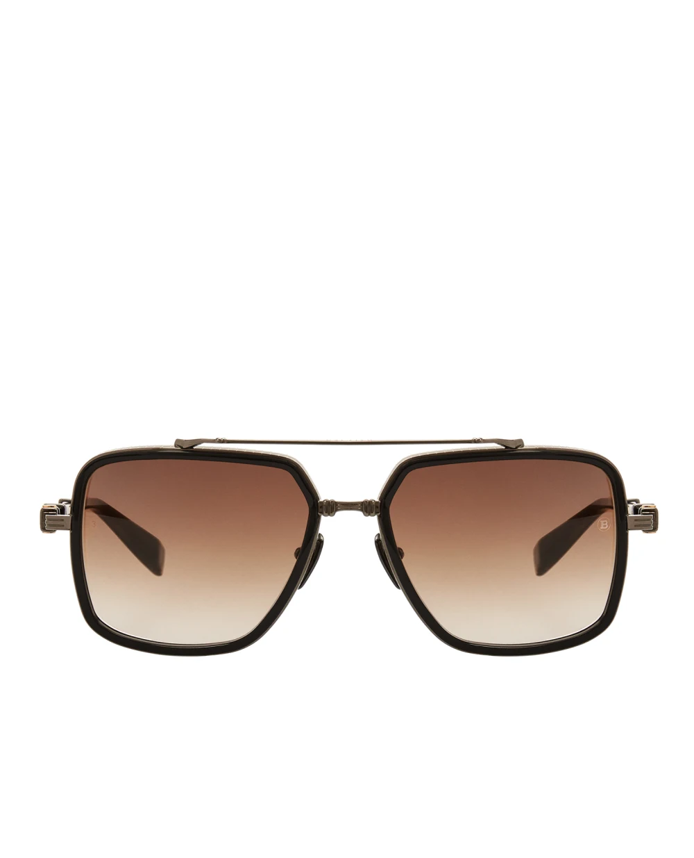 Солнцезащитные очки Officier Balmain BPS-108C-58, коричневый цвет • Купить в интернет-магазине Kameron