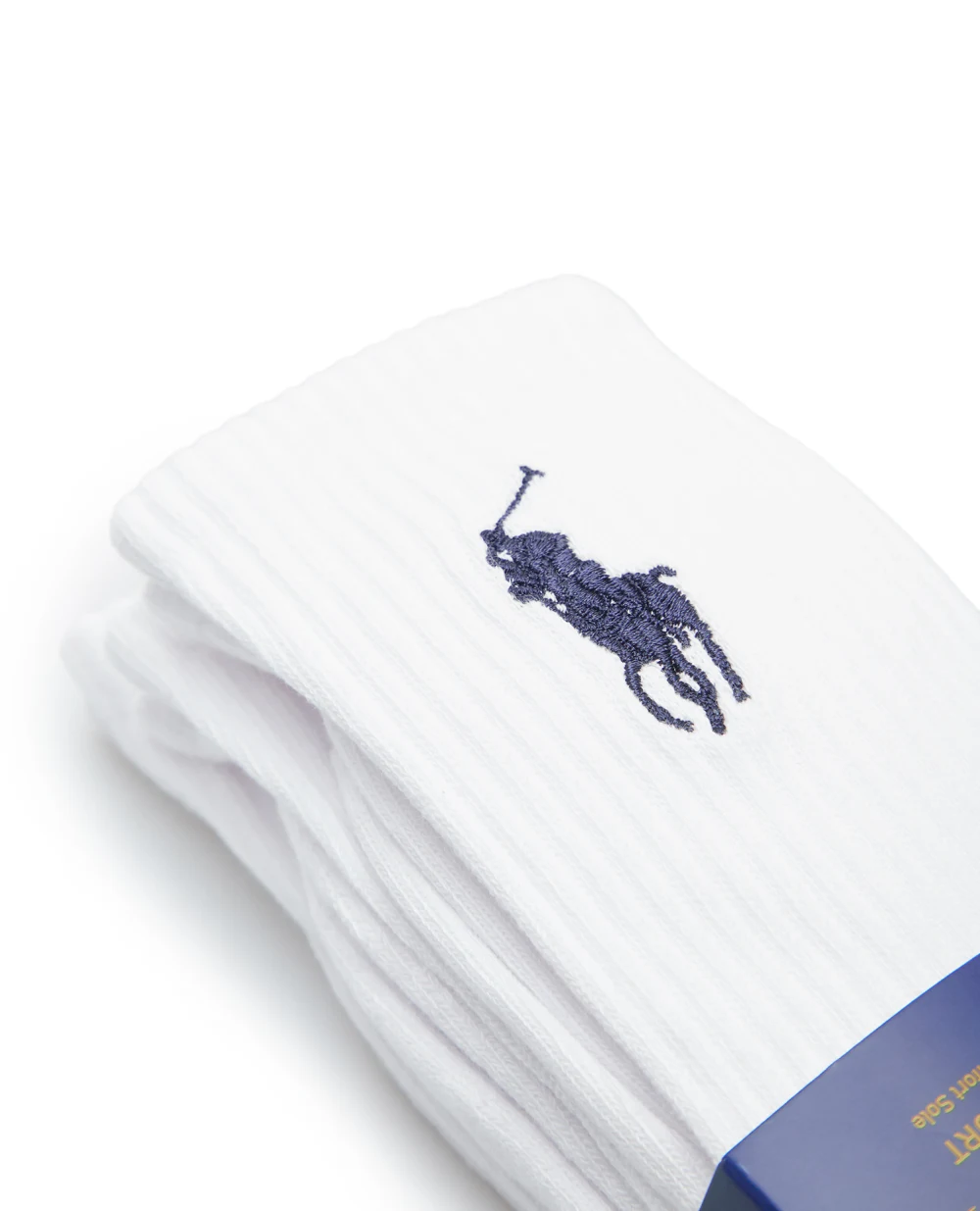 Носки (3 пары) Polo Ralph Lauren 449858064001, белый цвет • Купить в интернет-магазине Kameron