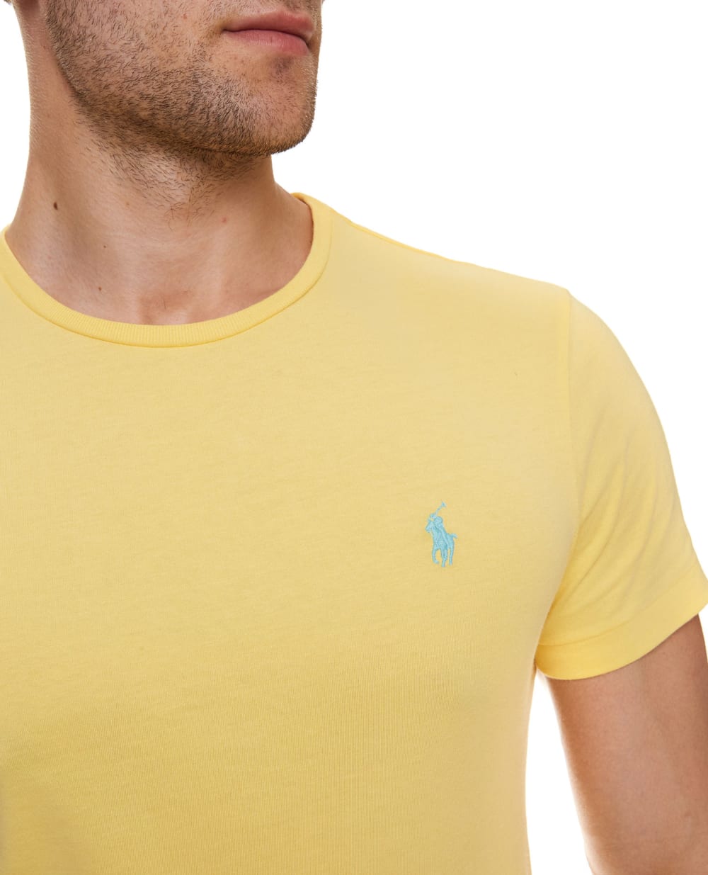 Футболка Polo Ralph Lauren 710671438147, желтый цвет • Купить в интернет-магазине Kameron