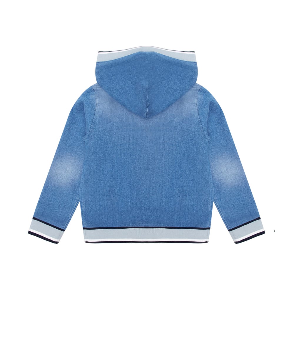 Худи Dolce&Gabbana Kids L1JW1H-G7YDZ, синий цвет • Купить в интернет-магазине Kameron