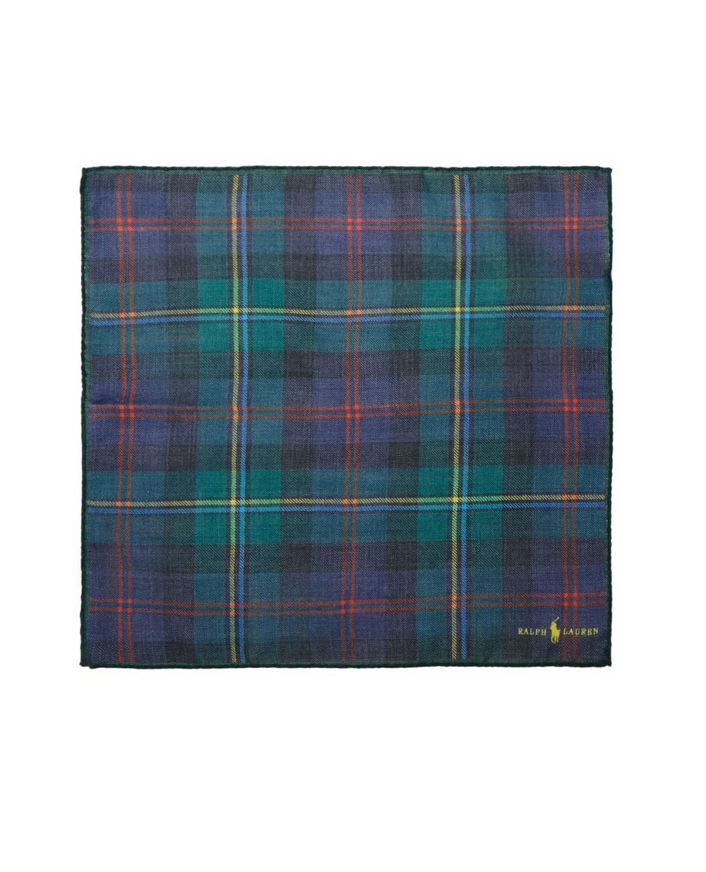 Шерстяной платок Polo Ralph Lauren 712792522001, зеленый цвет • Купить в интернет-магазине Kameron