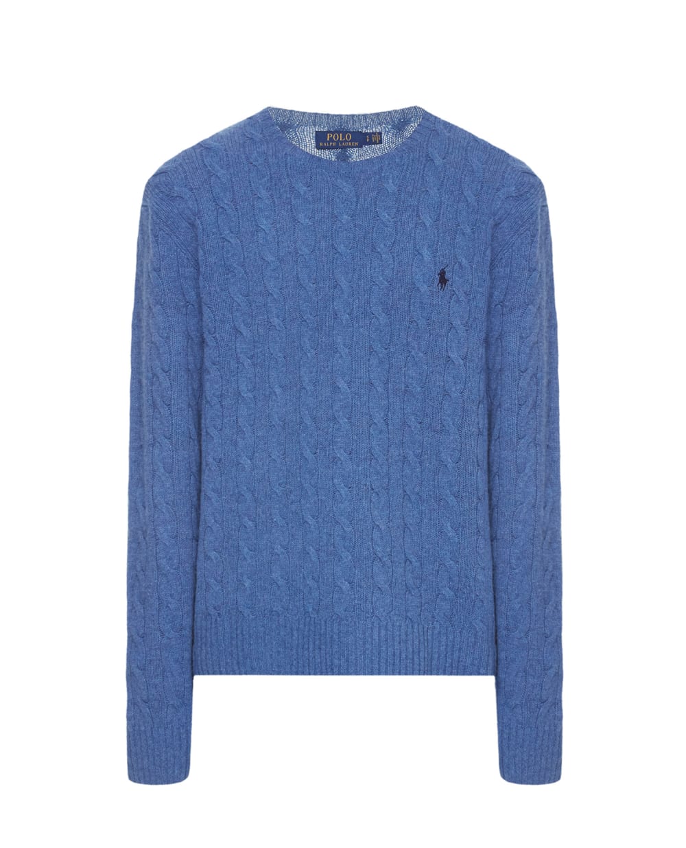 Шерстяной свитер Polo Ralph Lauren 719546009, голубой цвет • Купить в интернет-магазине Kameron