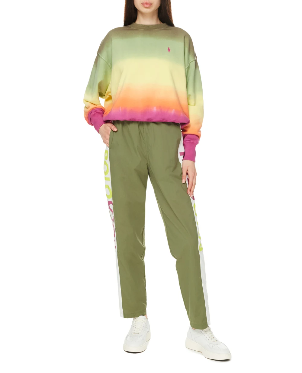 Спортивные брюки Polo Ralph Lauren 211859406001, зеленый цвет • Купить в интернет-магазине Kameron