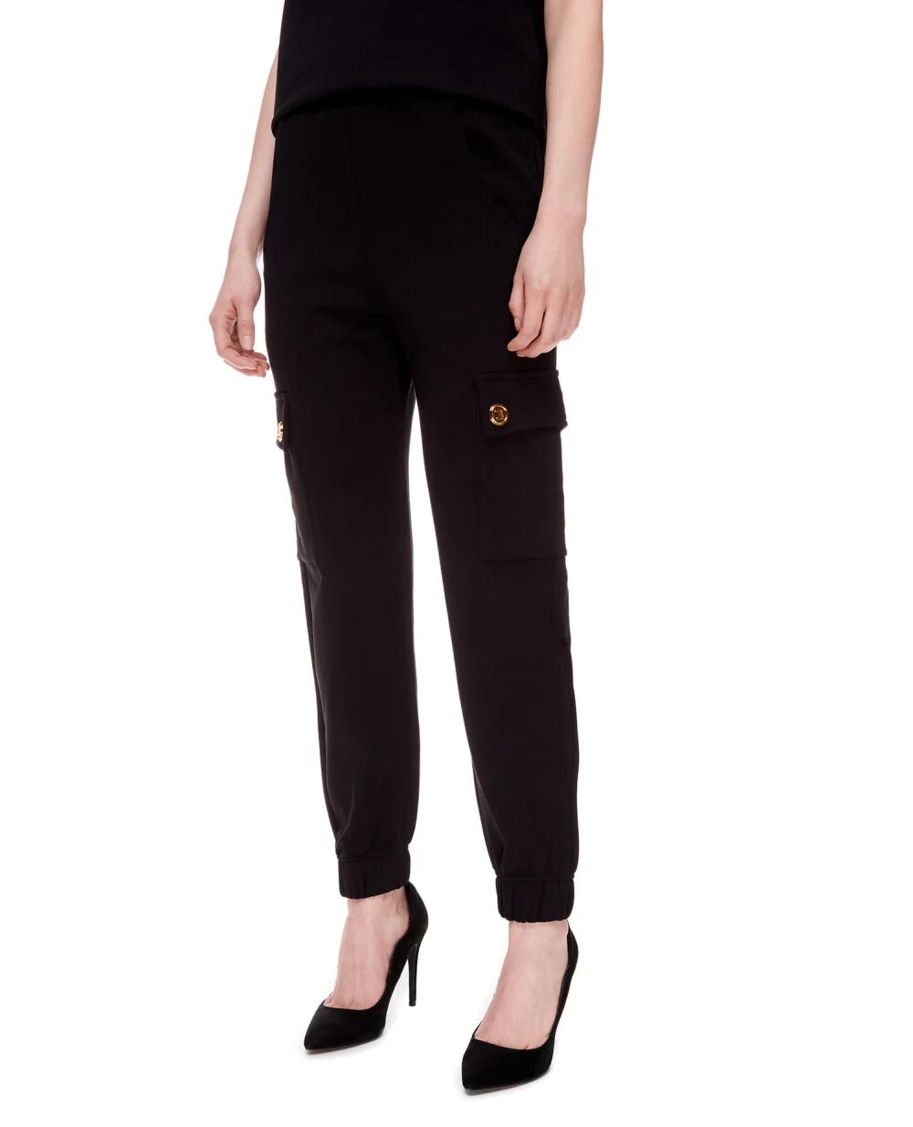 Спортивные брюки Balmain XF1OB055JB13, черный цвет • Купить в интернет-магазине Kameron