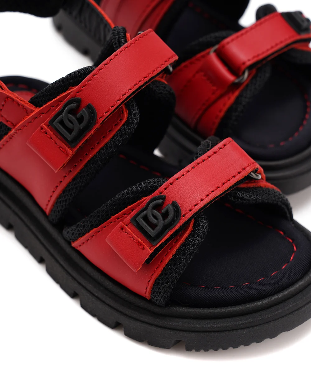 Детские сандалии Dolce&Gabbana Kids DL0069-AQ790, красный цвет • Купить в интернет-магазине Kameron