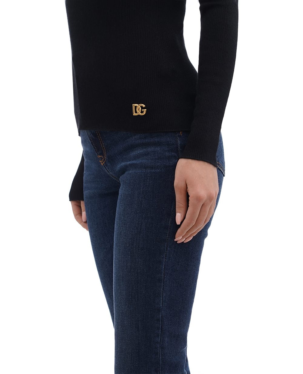 Гольф Dolce&Gabbana FXL71T-JAWW3, черный цвет • Купить в интернет-магазине Kameron