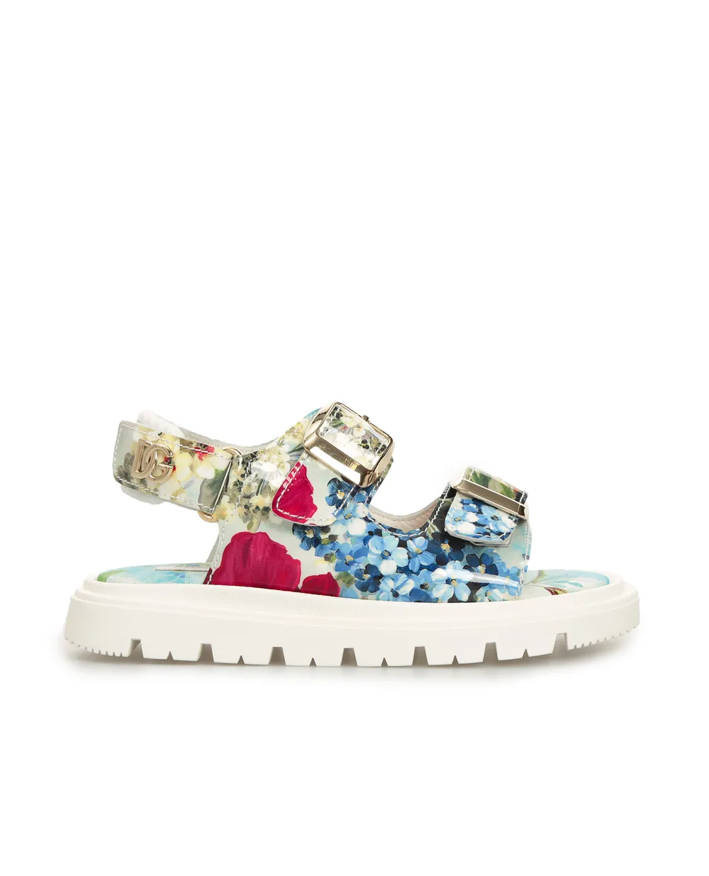 Сандали Dolce&Gabbana Kids D11081-AC976-L, бирюзовый цвет • Купить в интернет-магазине Kameron