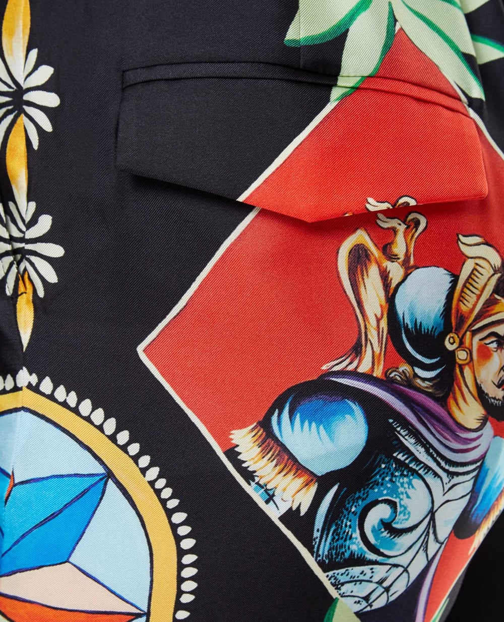 Шелковые брюки Dolce&Gabbana FTBPWT-FI1ND, разноцветный цвет • Купить в интернет-магазине Kameron