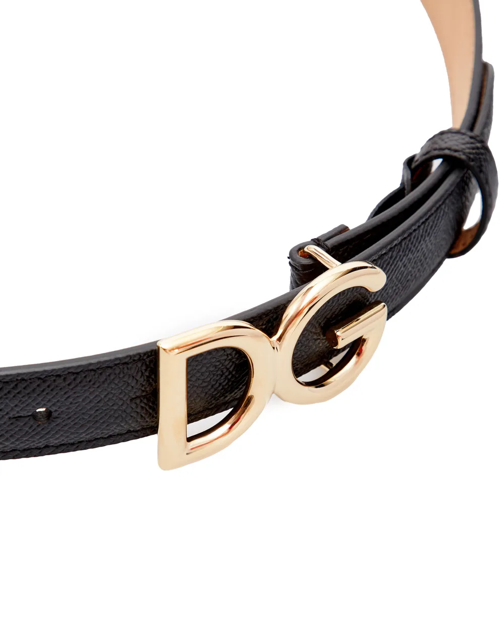 Кожаный ремень Dolce&Gabbana BE1325-A1001, черный цвет • Купить в интернет-магазине Kameron