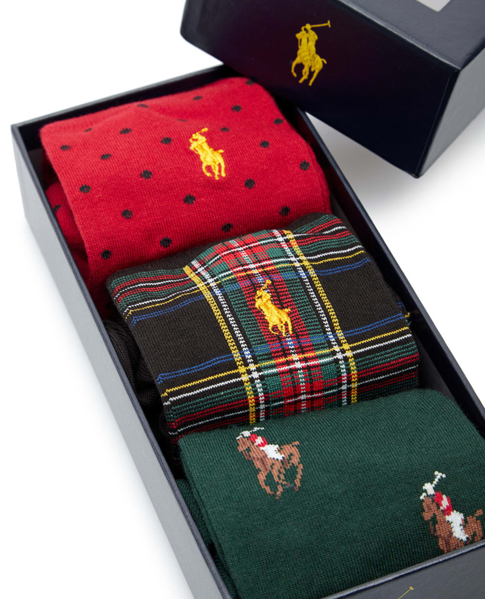 Носки (3 пары) Polo Ralph Lauren 449858068001, разноцветный цвет • Купить в интернет-магазине Kameron