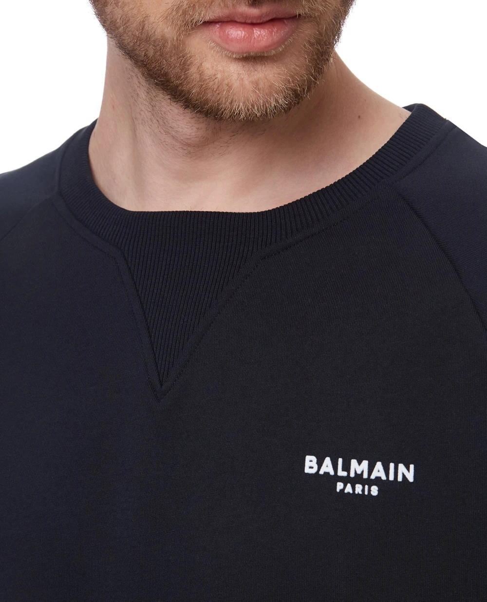 Свитшот Balmain VH1JQ005B071, черный цвет • Купить в интернет-магазине Kameron