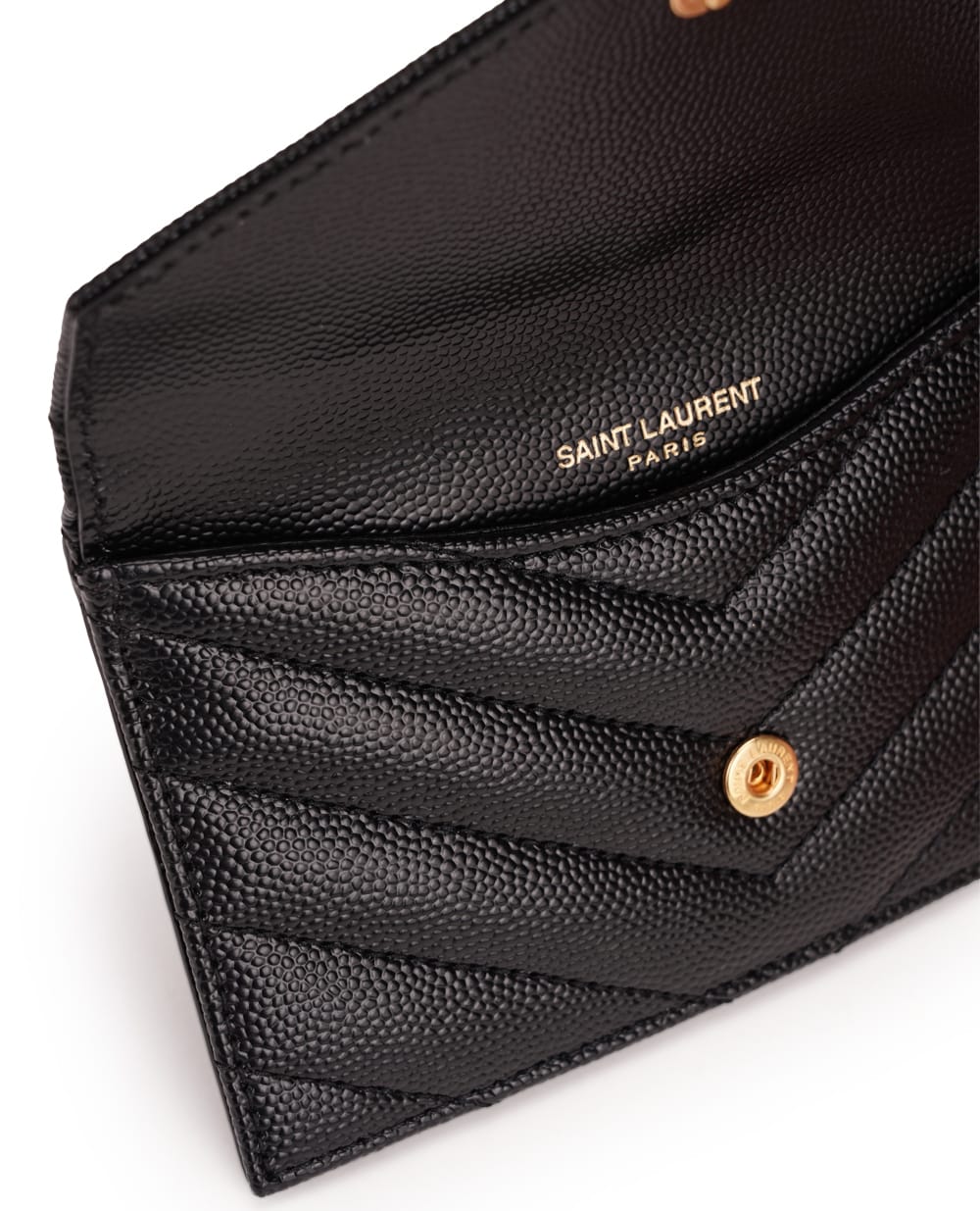 Визитница Saint Laurent 612808-BOW01, черный цвет • Купить в интернет-магазине Kameron