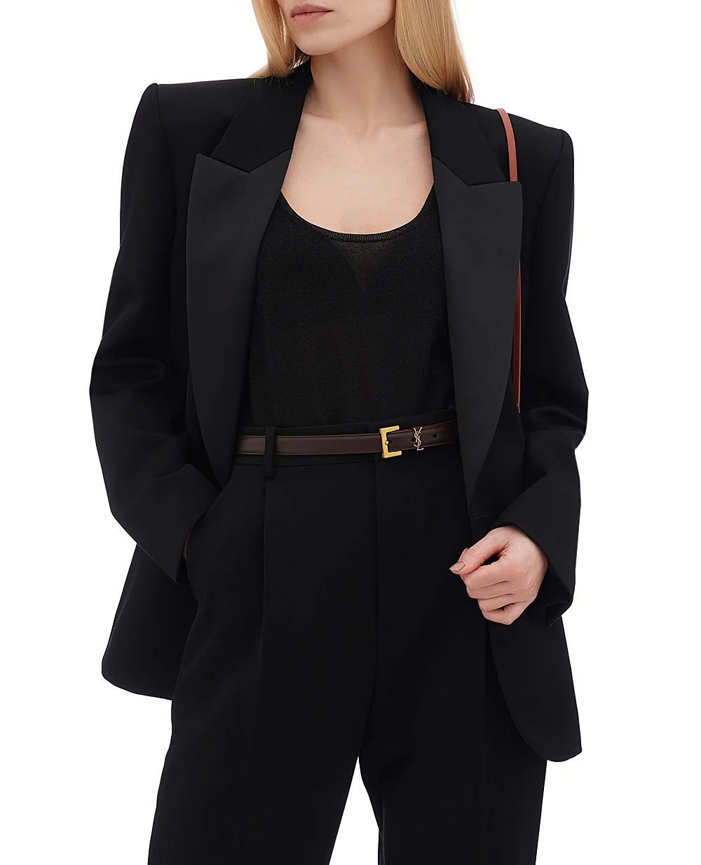 Майка Saint Laurent 819010-Y76ZC, черный цвет • Купить в интернет-магазине Kameron