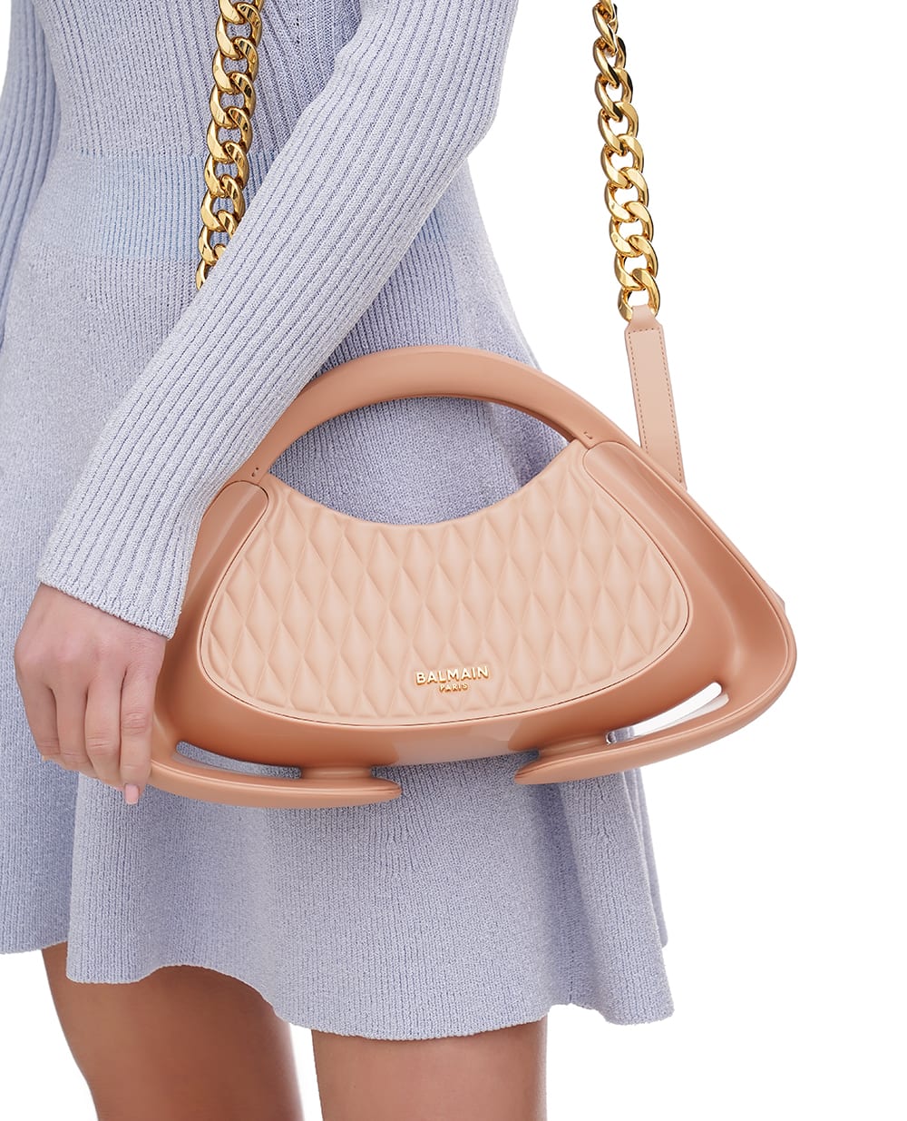 Сумка Jolie Madame Medium Balmain EN1DB903KPUY, бежевий колір • Купити в інтернет-магазині Kameron