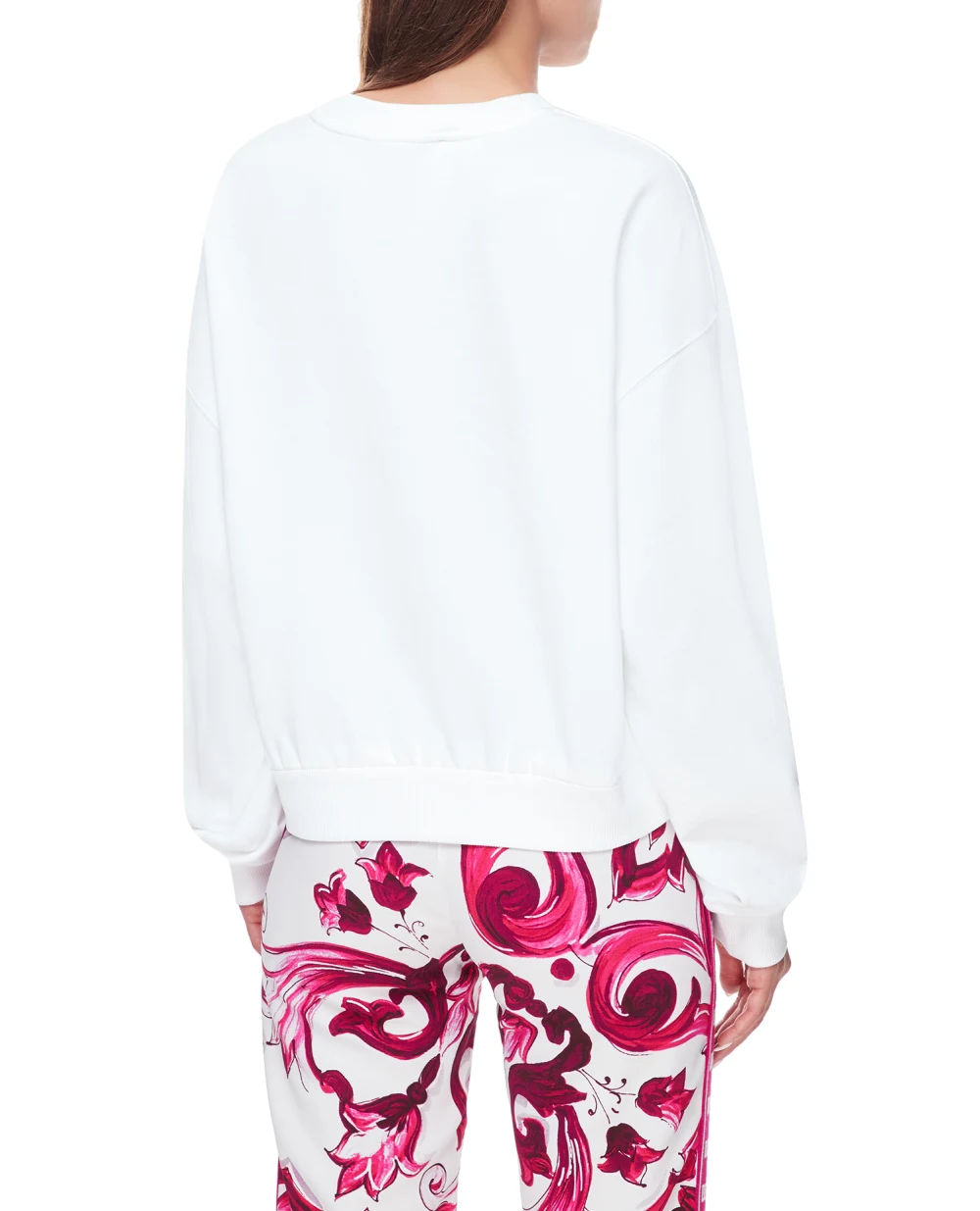 Свитшот Dolce&Gabbana F9Q92Z-GDBVW, белый цвет • Купить в интернет-магазине Kameron