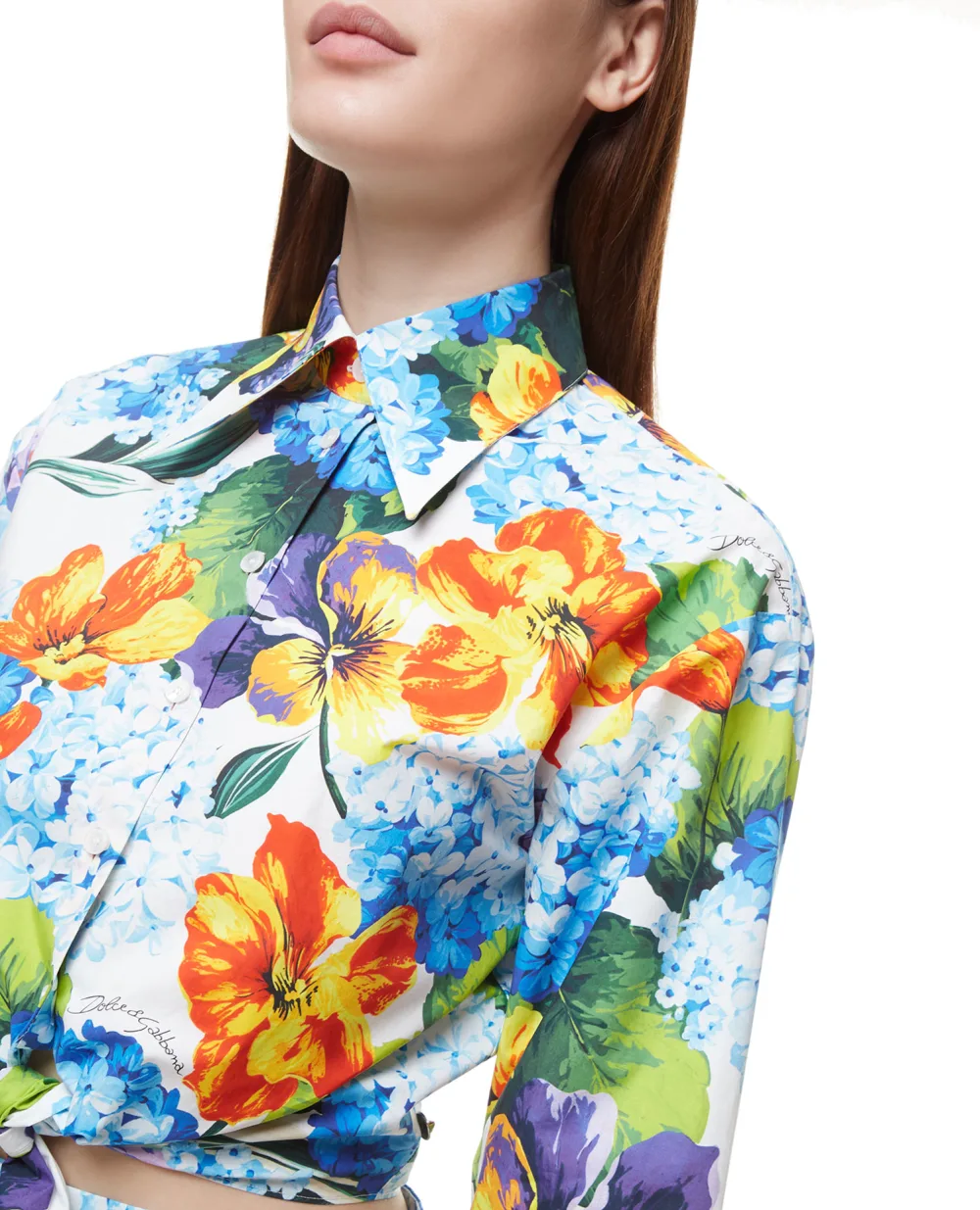 Рубашка Dolce&Gabbana F5P61T-HS5MA, разноцветный цвет • Купить в интернет-магазине Kameron