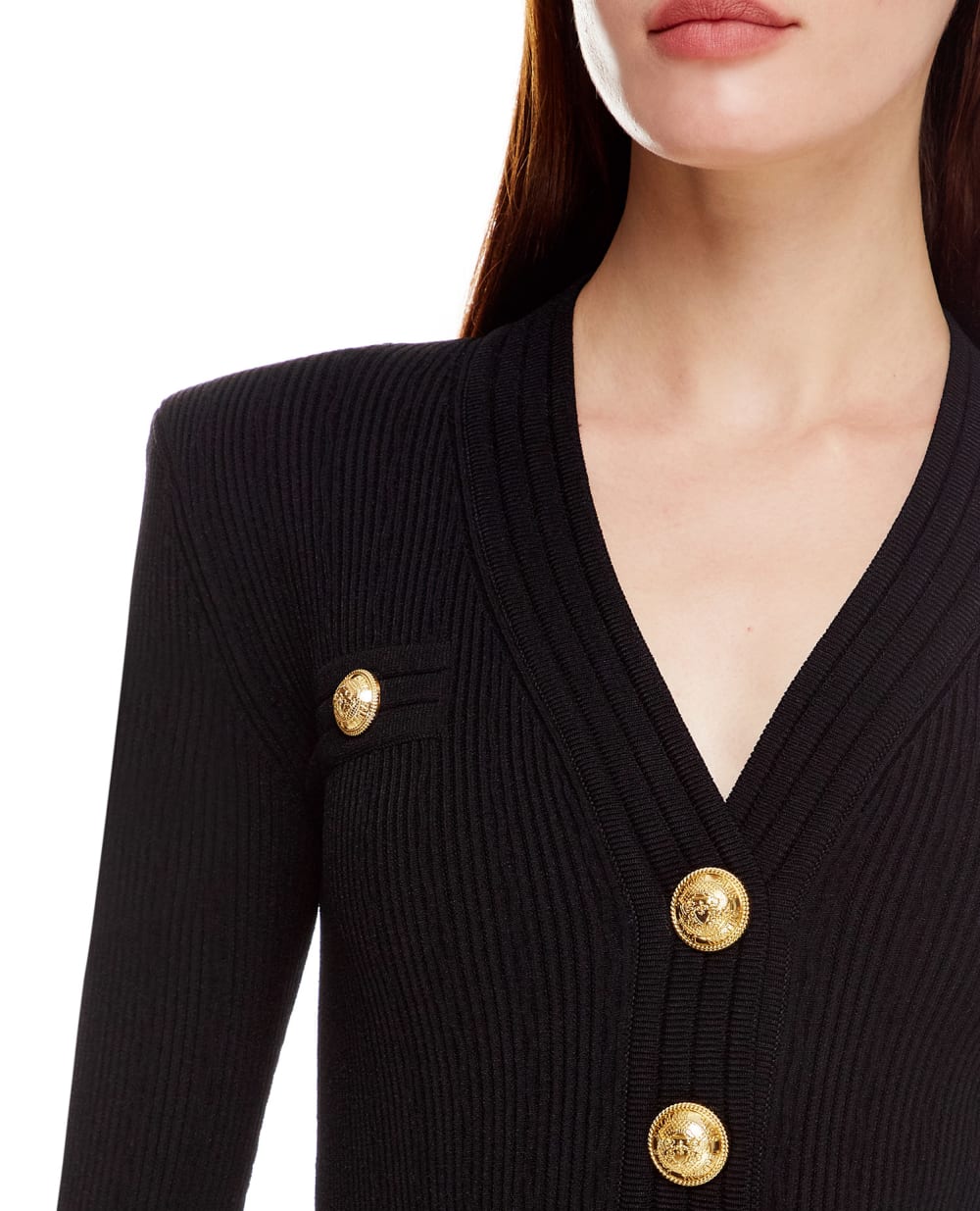 Платье Balmain WF1R8060K211, черный цвет • Купить в интернет-магазине Kameron