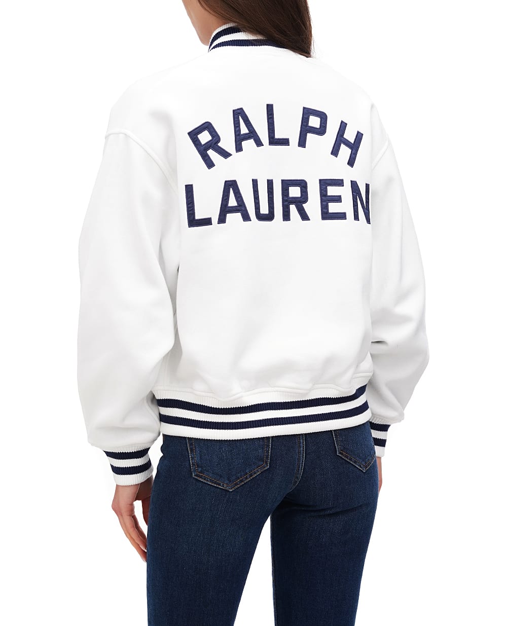 Двусторонний бомбер Polo Ralph Lauren 211924214001, белый цвет • Купить в интернет-магазине Kameron