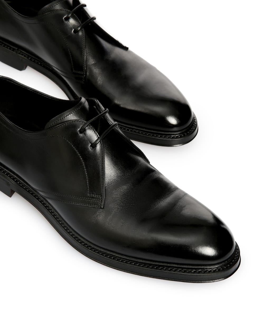 Шкіряні дербі Dolce&Gabbana A10646-AX038, чорний колір • Купити в інтернет-магазині Kameron