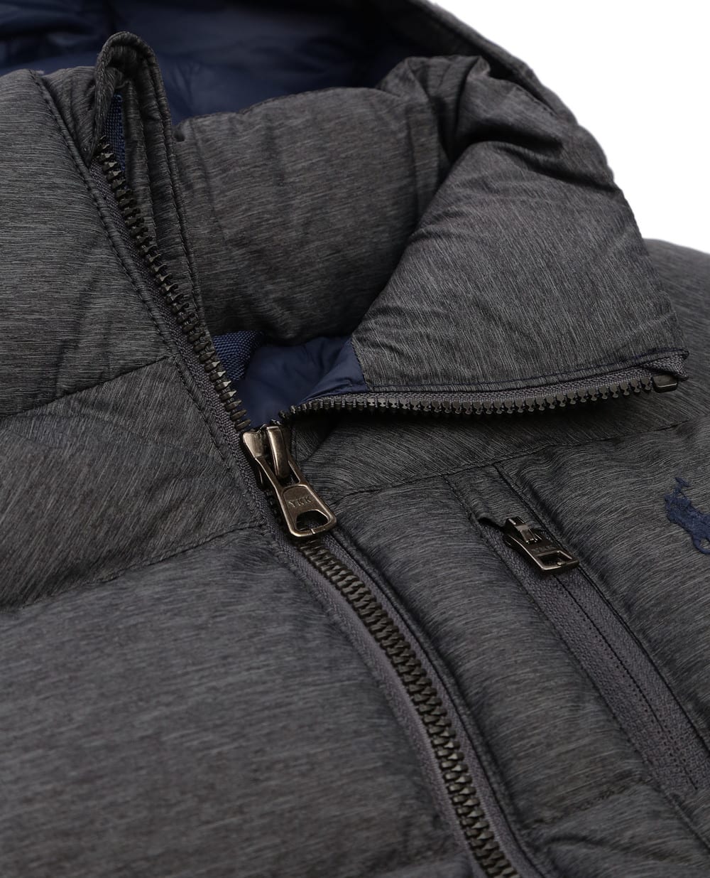 Пуховик Polo Ralph Lauren Kids 323758490001, серый цвет • Купить в интернет-магазине Kameron