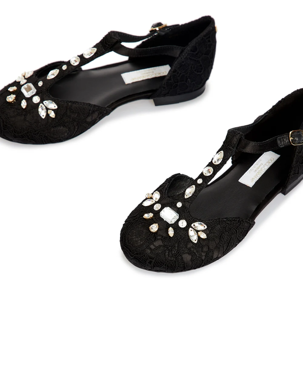 Детские туфли Dolce&Gabbana Kids D10927-AR329-M, черный цвет • Купить в интернет-магазине Kameron