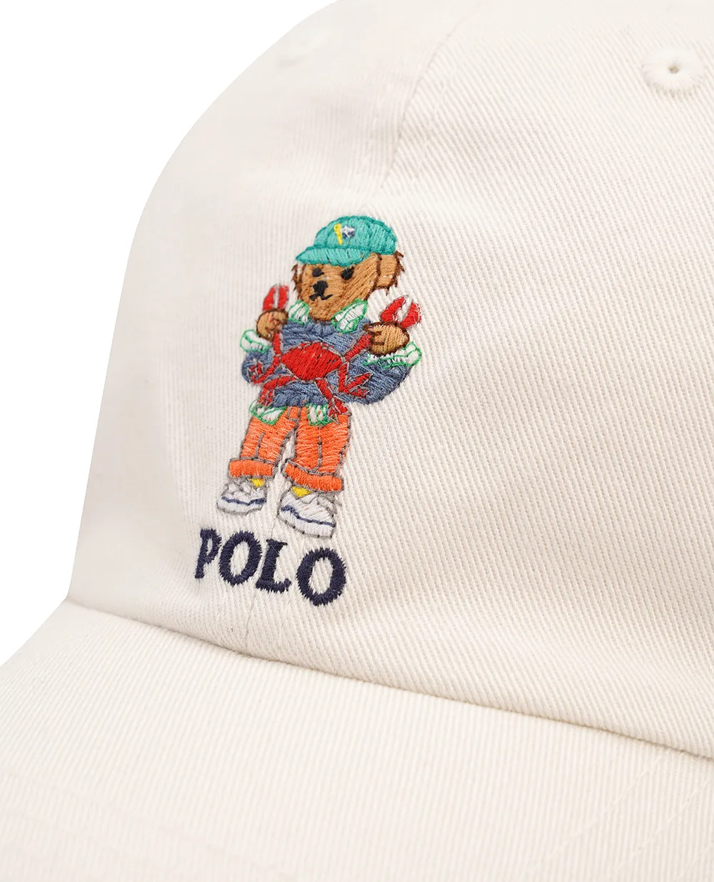 Детская бейсболка Polo Bear Polo Ralph Lauren Kids 323963969001, молочный цвет • Купить в интернет-магазине Kameron