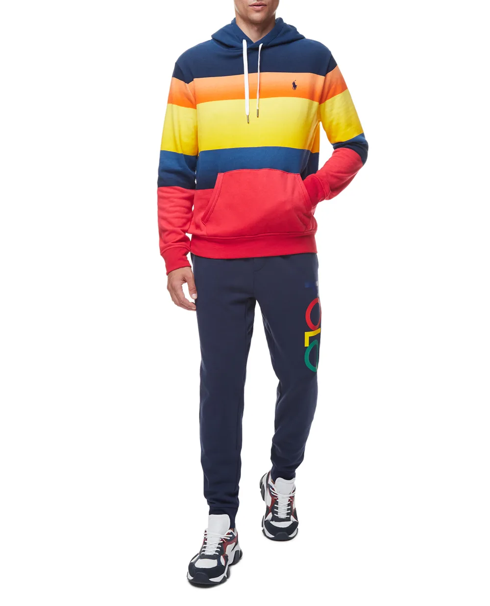 Спортивные брюки Polo Ralph Lauren 710842895001, синий цвет • Купить в интернет-магазине Kameron