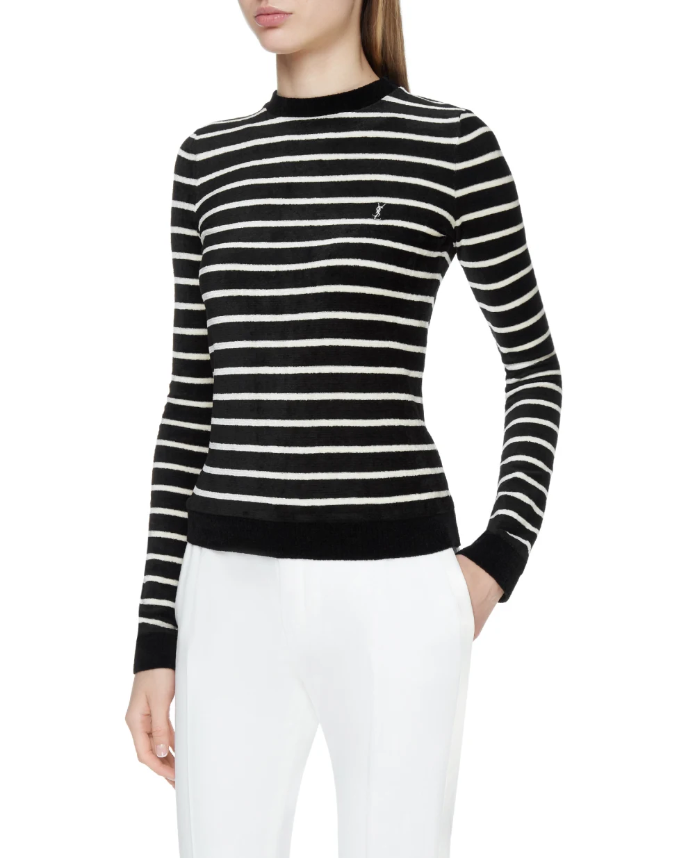Джемпер Saint Laurent 634758-YBUC2, черный цвет • Купить в интернет-магазине Kameron