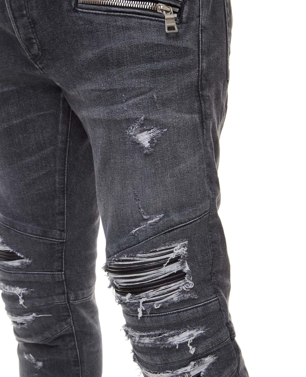 Джинсы Balmain VH1MG010001D, серый цвет • Купить в интернет-магазине Kameron