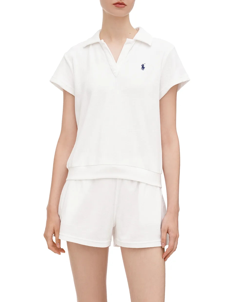 Поло Polo Ralph Lauren 211936221001, белый цвет • Купить в интернет-магазине Kameron