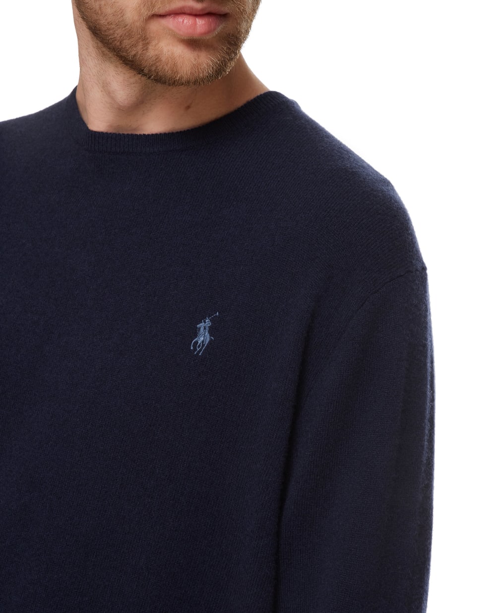 Шерстяной джемпер Polo Ralph Lauren 710667378004, синий цвет • Купить в интернет-магазине Kameron
