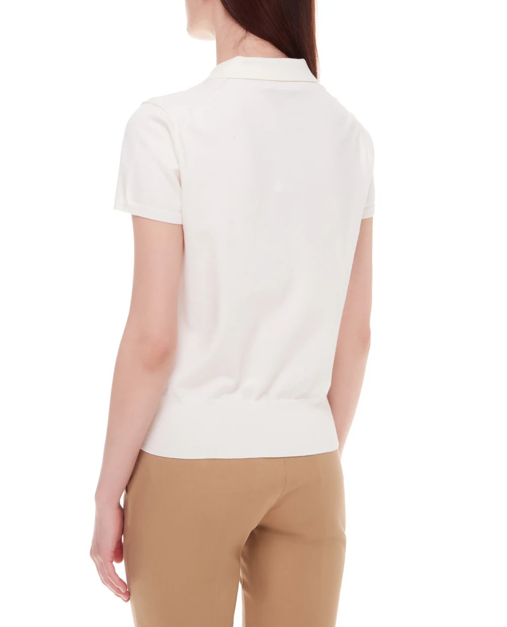 Поло Polo Ralph Lauren 211856725002, белый цвет • Купить в интернет-магазине Kameron