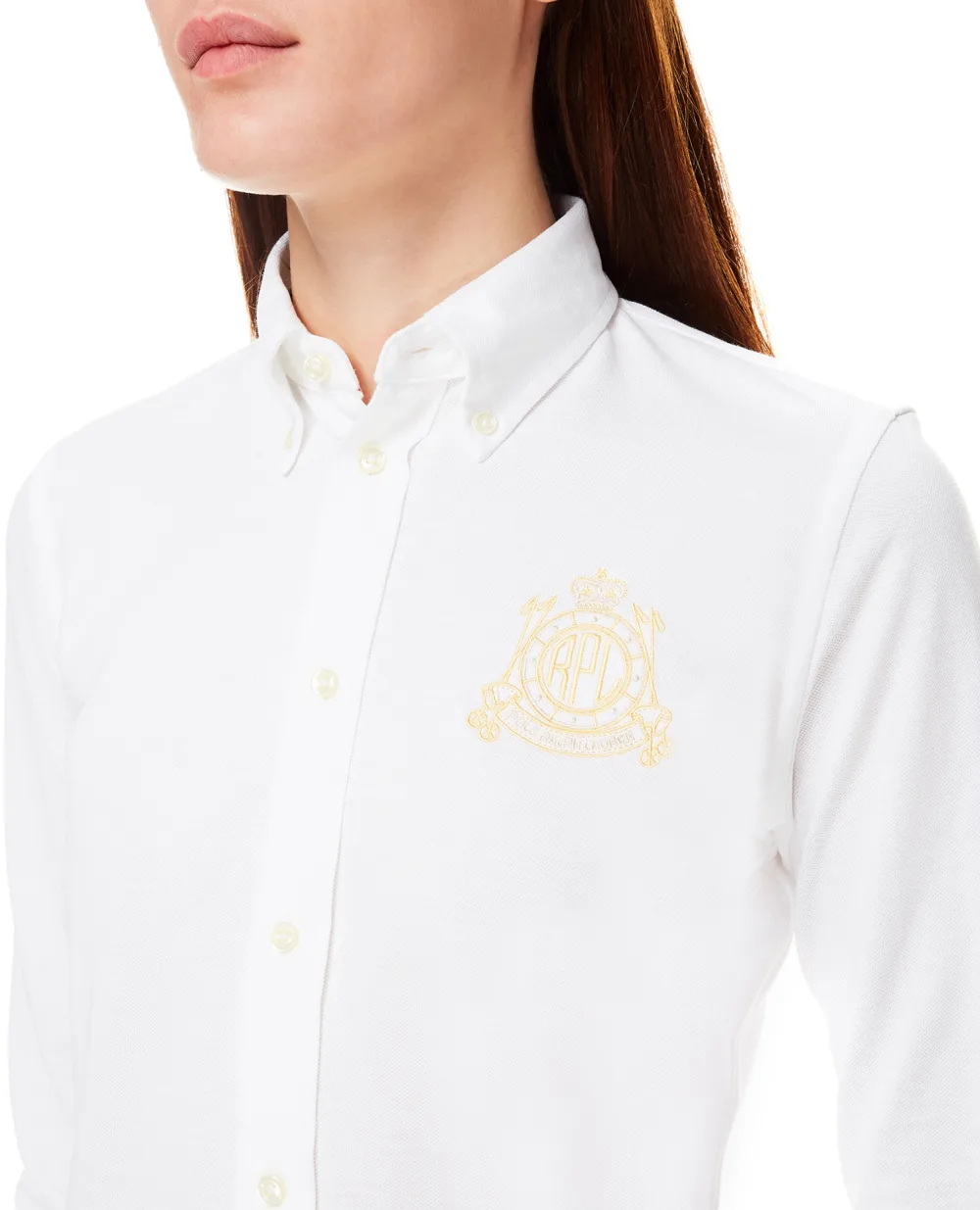 Рубашка Polo Ralph Lauren 211846878001, белый цвет • Купить в интернет-магазине Kameron