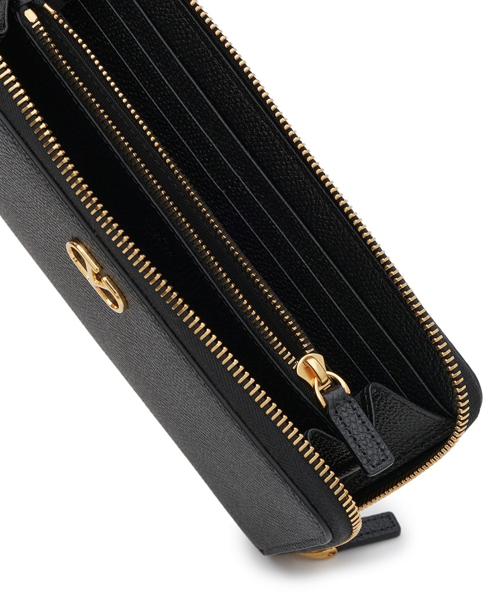 Кошелек VLogo Signature из телячьей кожи Valentino 9W2P0BB3SNP, черный цвет • Купить в интернет-магазине Kameron