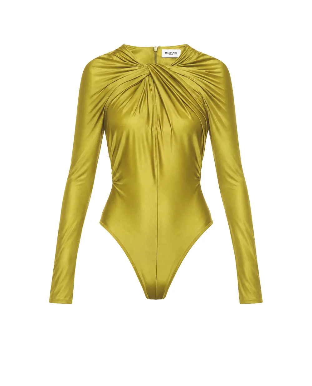 Топ-боді Balmain TO0000000014, оливковий колір • Купити в інтернет-магазині Kameron