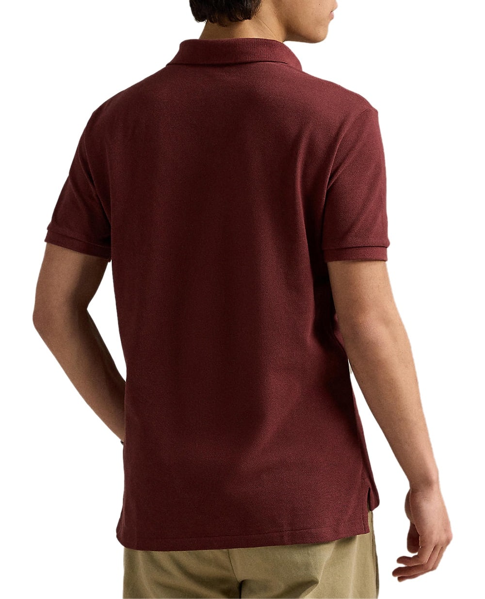 Поло Polo Ralph Lauren 710680784431, бордовый цвет • Купить в интернет-магазине Kameron
