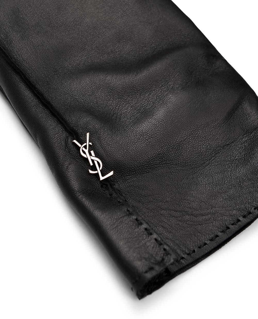 Перчатки Saint Laurent 802648-3YQ52, черный цвет • Купить в интернет-магазине Kameron