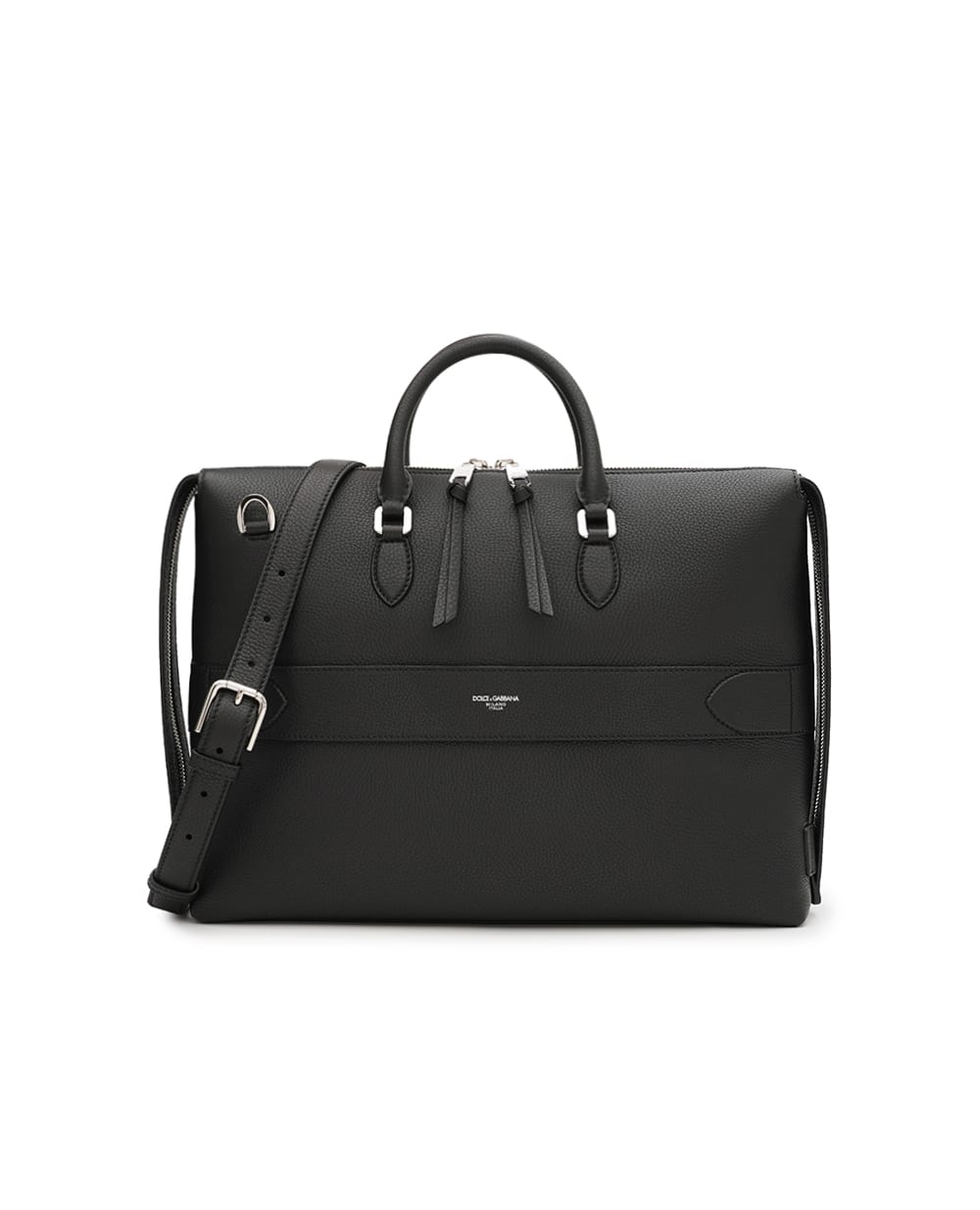 Сумка Vittoria из телячьей кожи Dolce&Gabbana BM2706-A0370, черный цвет • Купить в интернет-магазине Kameron