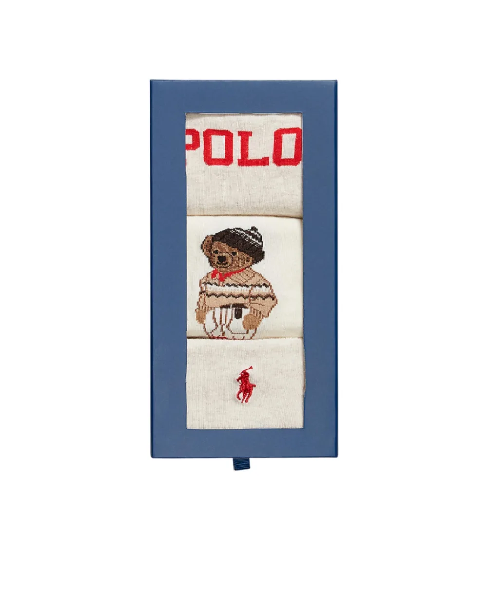 Носки Polo Bear (3 пары) Polo Ralph Lauren 455982964001, бежевый цвет • Купить в интернет-магазине Kameron