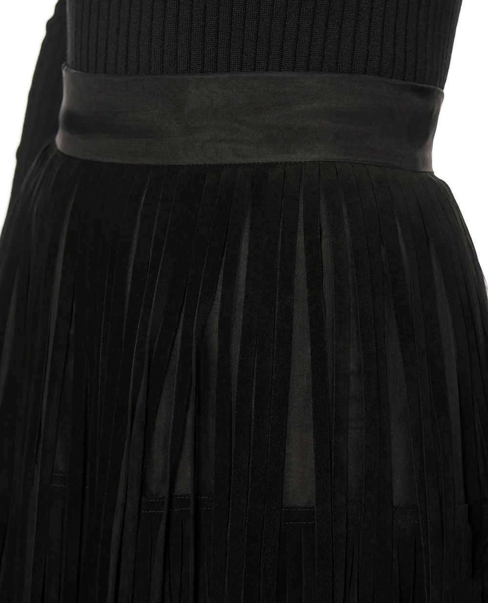 Юбка из органзы Dolce&Gabbana F4DARZ-GDDIF, черный цвет • Купить в интернет-магазине Kameron